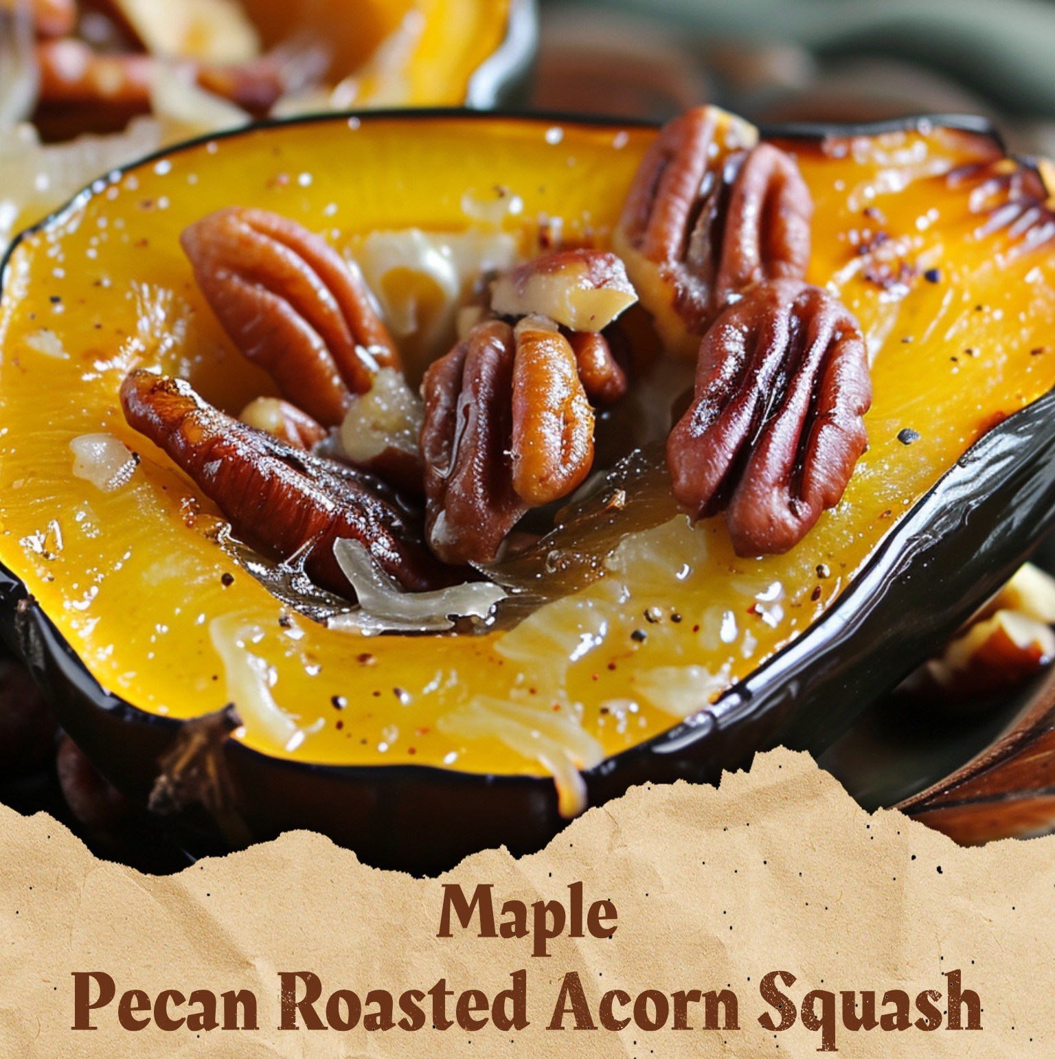Maple Pecan Roasted Acorn Squash – Best Recipes